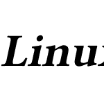 Linux Libertine Slanted