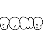 BOMB FONT