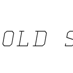 Old School United Hairline Italic