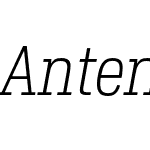 Antenna Serif ExtLt SemCond