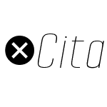 CitadinaThinItalic