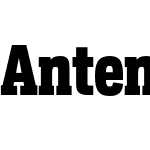 Antenna Serif ExtCond Blk
