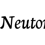 Neuton Cursive