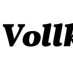 Vollkorn Bold Italic