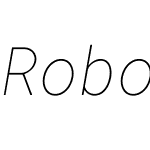 Roboto Mono Thin