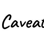 Caveat