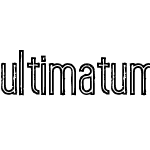 ultimatum bold line Grunge