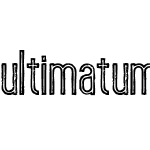 ultimatum bold line Grunge