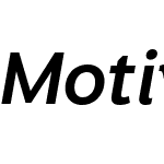 MotivaSansW01-MediumItalic