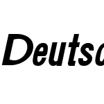 DeutschePosterSteinschriftItalicW00