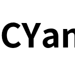 CYanHeiHK Bold