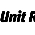 UnitRoundedW01-UltraItalic