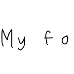 My font