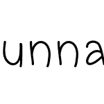 unnamedfont