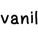 vanillafont