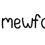 mewfont