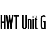 HWTUnitGothicW01-721