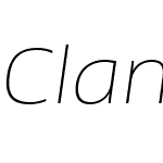 ClanOffcW01-WideThinItalic