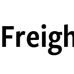 Freight Sans Condensed Pro