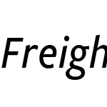 Freight Sans Condensed Pro