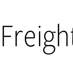 Freight Sans Condensed Pro