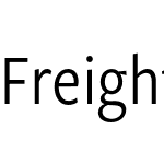 Freight Sans Condensed Pro