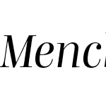 Mencken Std Head