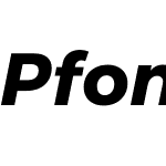 Pfont Bold