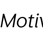 MotivaSansW03-LightItalic