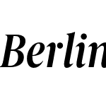 BerlingskeSerifCn-DBdItalic