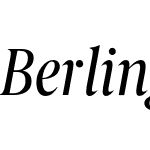 BerlingskeSerifCn-Italic