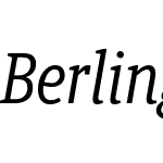 BerlingskeSlabCn-Italic
