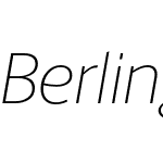 BerlingskeSans-XLtItalic