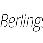 BerlingskeSansCn-XLtItalic