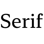 Serif UI Text