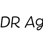 DR Agu Script Light