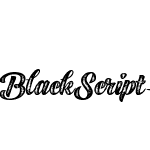 BlackScript Printed