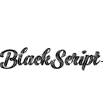 BlackScript Printed Inline