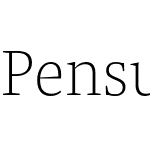 Pensum Pro ExtraLight