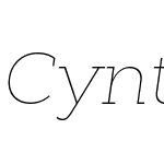 CynthoSlabW00-ThinItalic