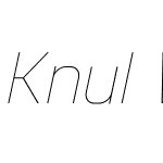 KnulW00-UltraLightItalic