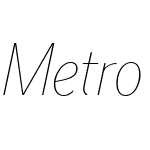 MetroNovaW01-CnThinItalic