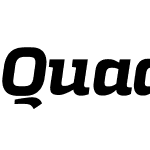 QuadonW00-UltraBoldItalic
