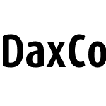 DaxCondensed