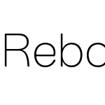 Rebond Grotesque