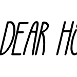 DEAR HONEY