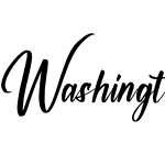 Washington Calligraphy