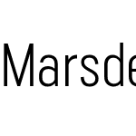 Marsden Condensed