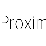 Proxima Nova Condensed