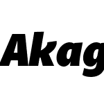 AkagiProW00-FatItalic